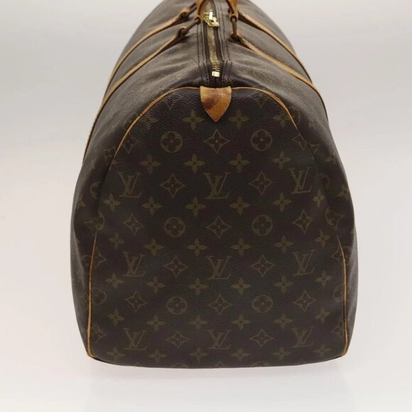 LOUIS VUITTON Monogram Keepall 55 Boston Bag M41424 LV Auth 136228 - Picture 6 of 16
